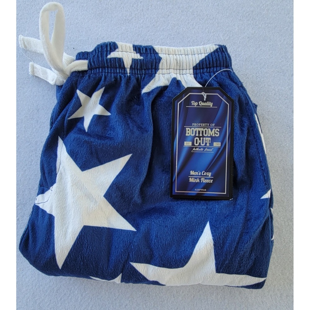 Bottoms‎ OUT Mens Stars Mink Fleece Lounging Pajama Pants Size   Large - Picture 11 of 11